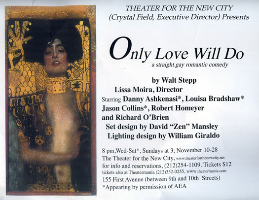 Only Love Will Do Flyer